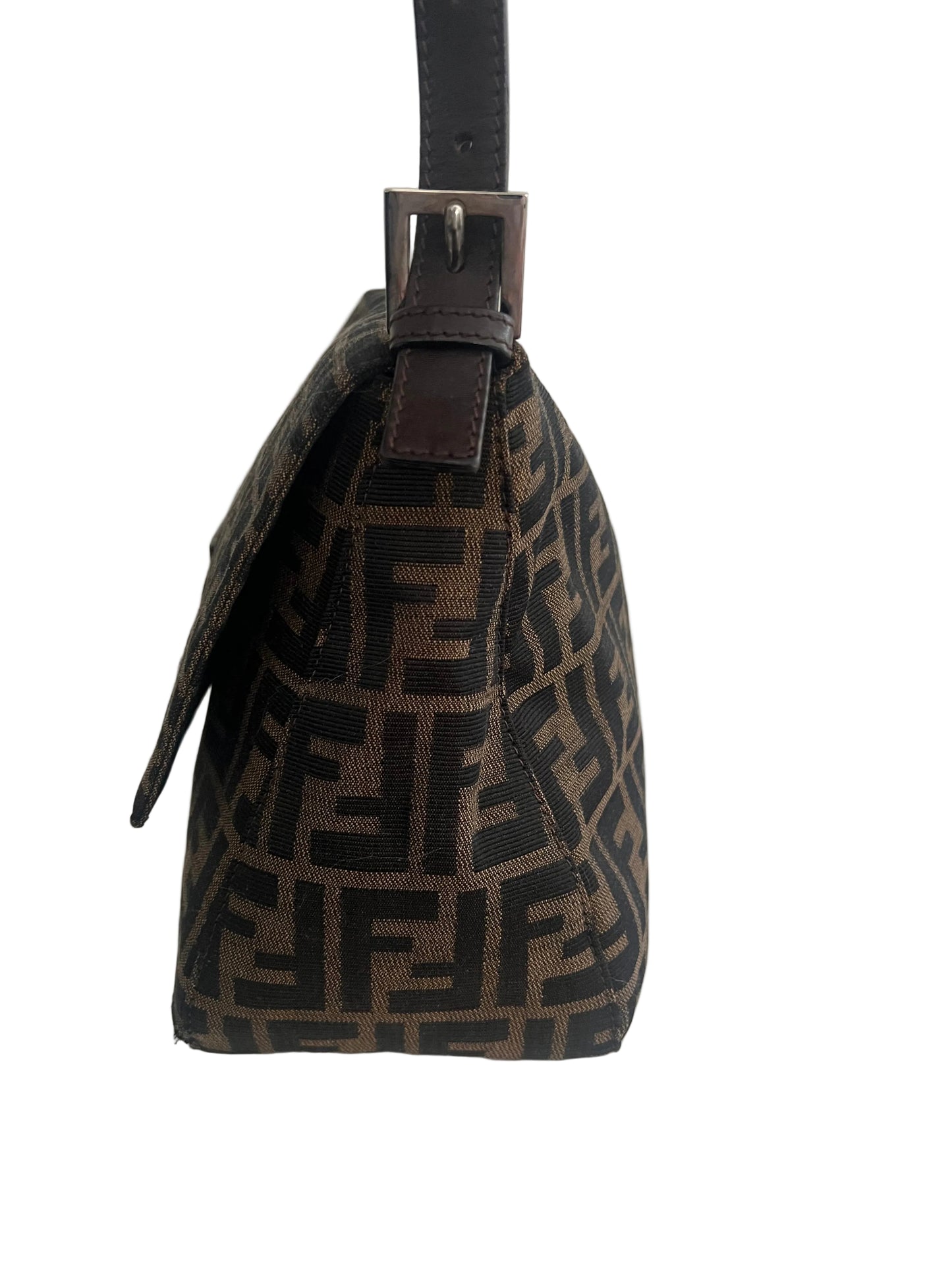 Fendi Vintage Zucca Canvas Mamma Baguette