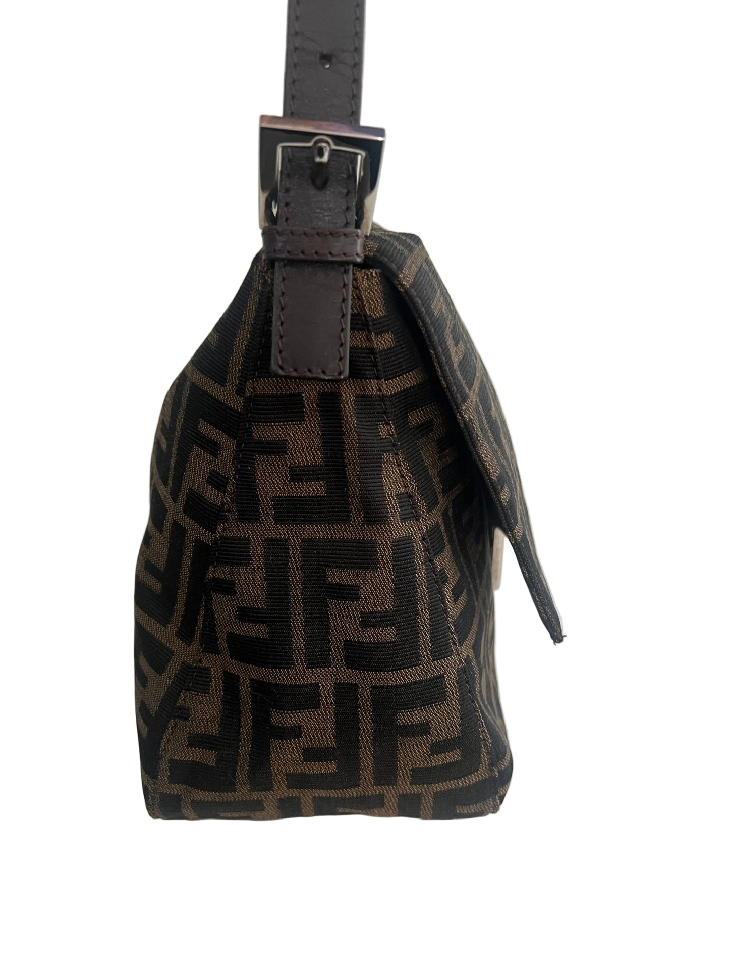 Fendi Vintage Zucca Canvas Mamma Baguette