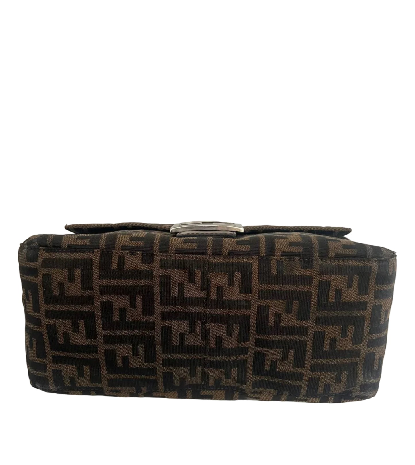 Fendi Vintage Zucca Canvas Mamma Baguette