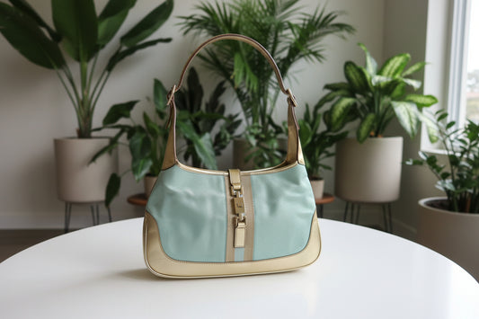 Gucci Metallic Web Vintage Jackie