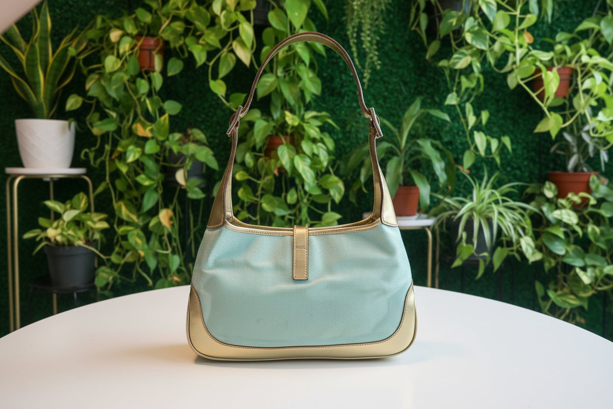 Gucci Metallic Web Vintage Jackie