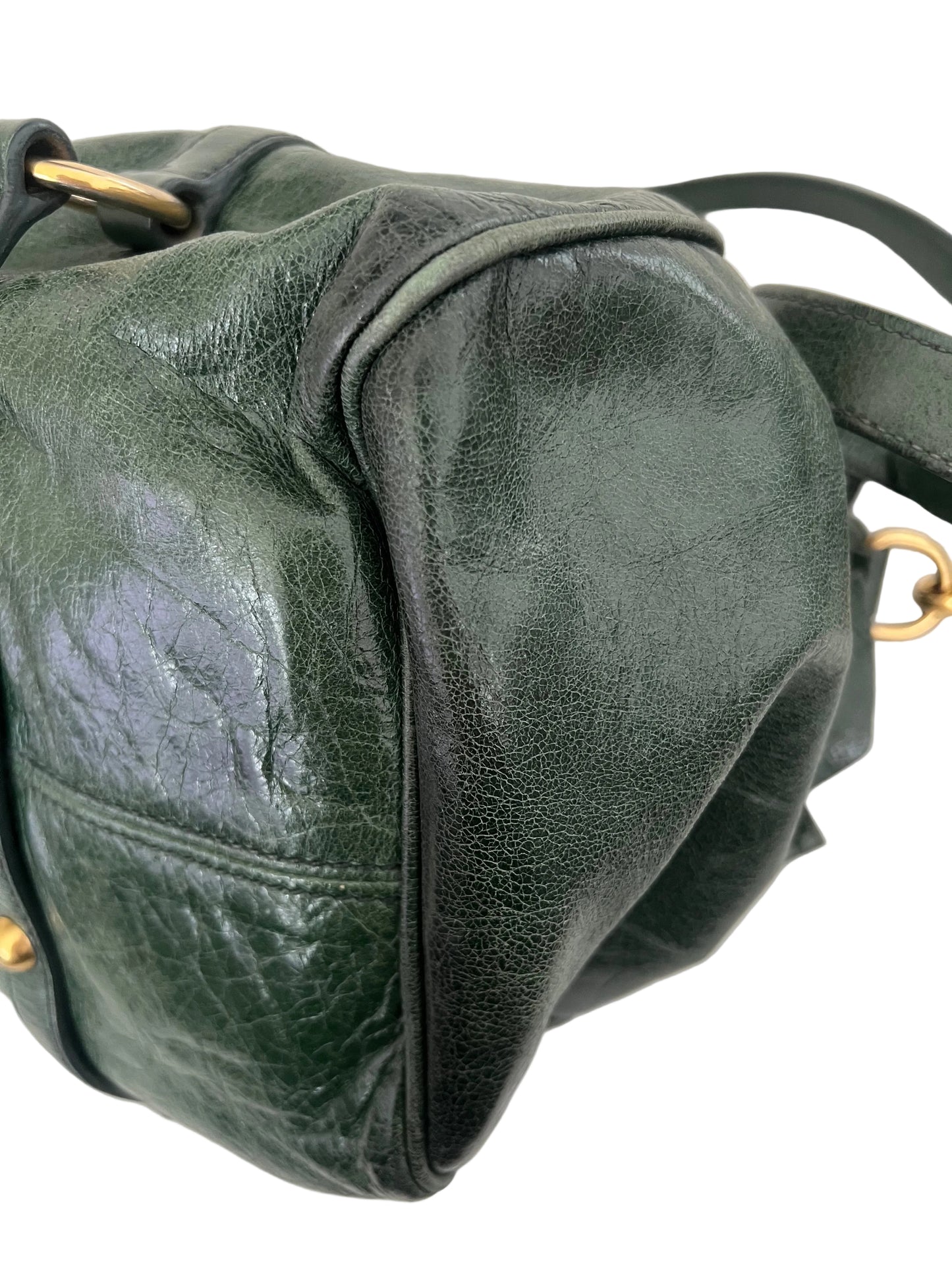 Miu Miu Vintage Vitello Lux Bow Satchel