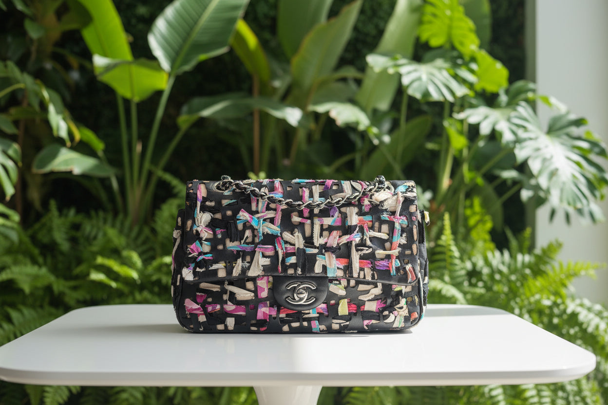 Chanel Limited Silk Ribbon Lambskin Flap