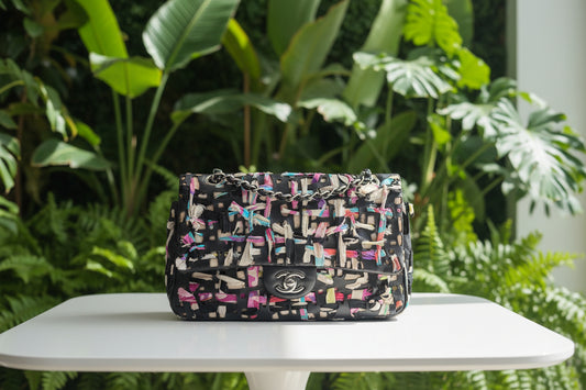 Chanel Limited Silk Ribbon Lambskin Flap