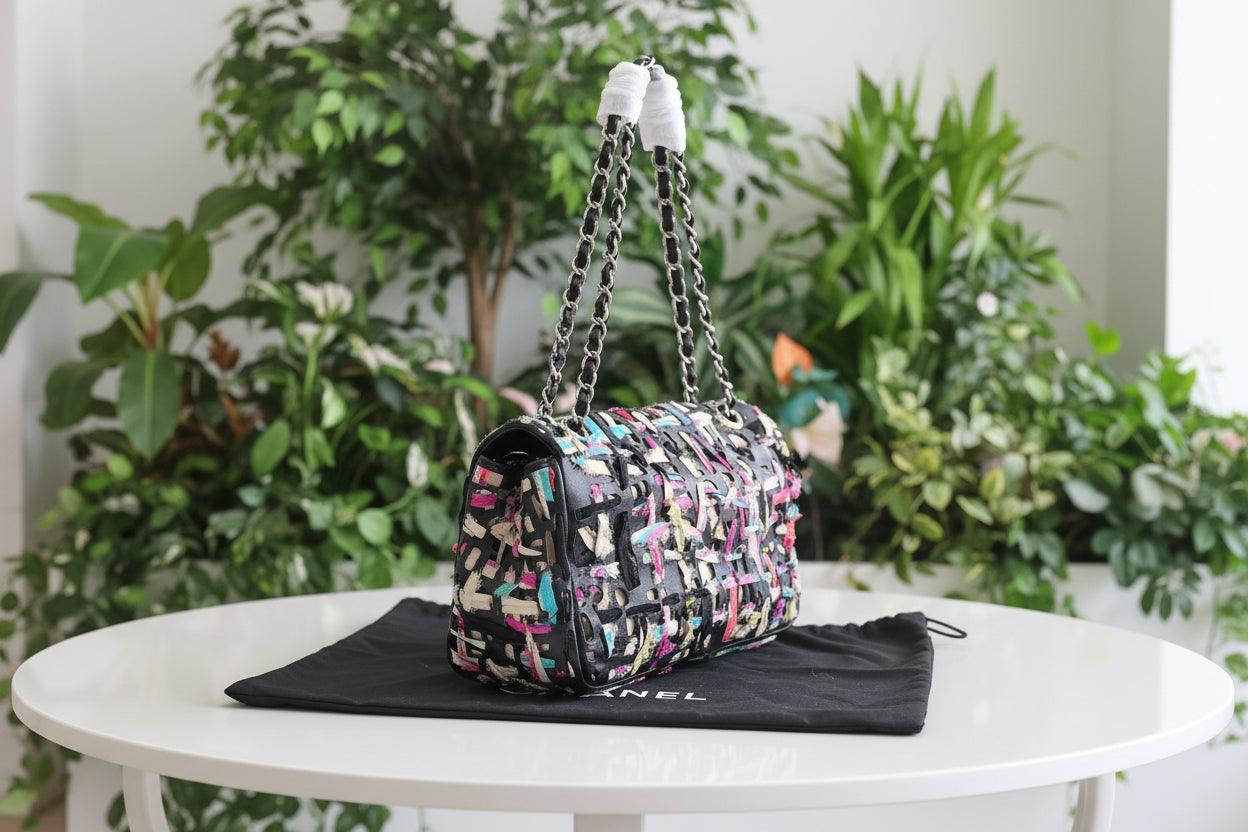 Chanel Limited Silk Ribbon Lambskin Flap