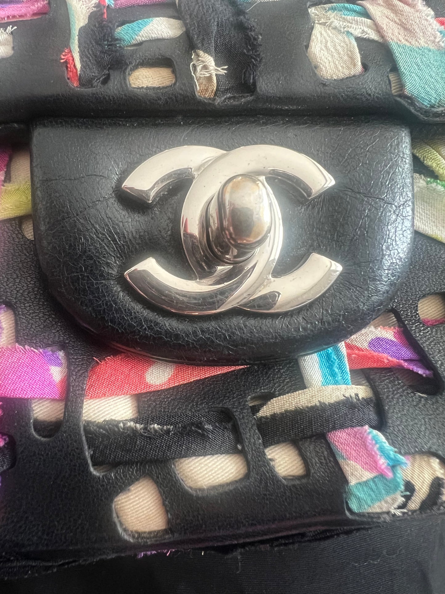 Chanel Limited Silk Ribbon Lambskin Flap