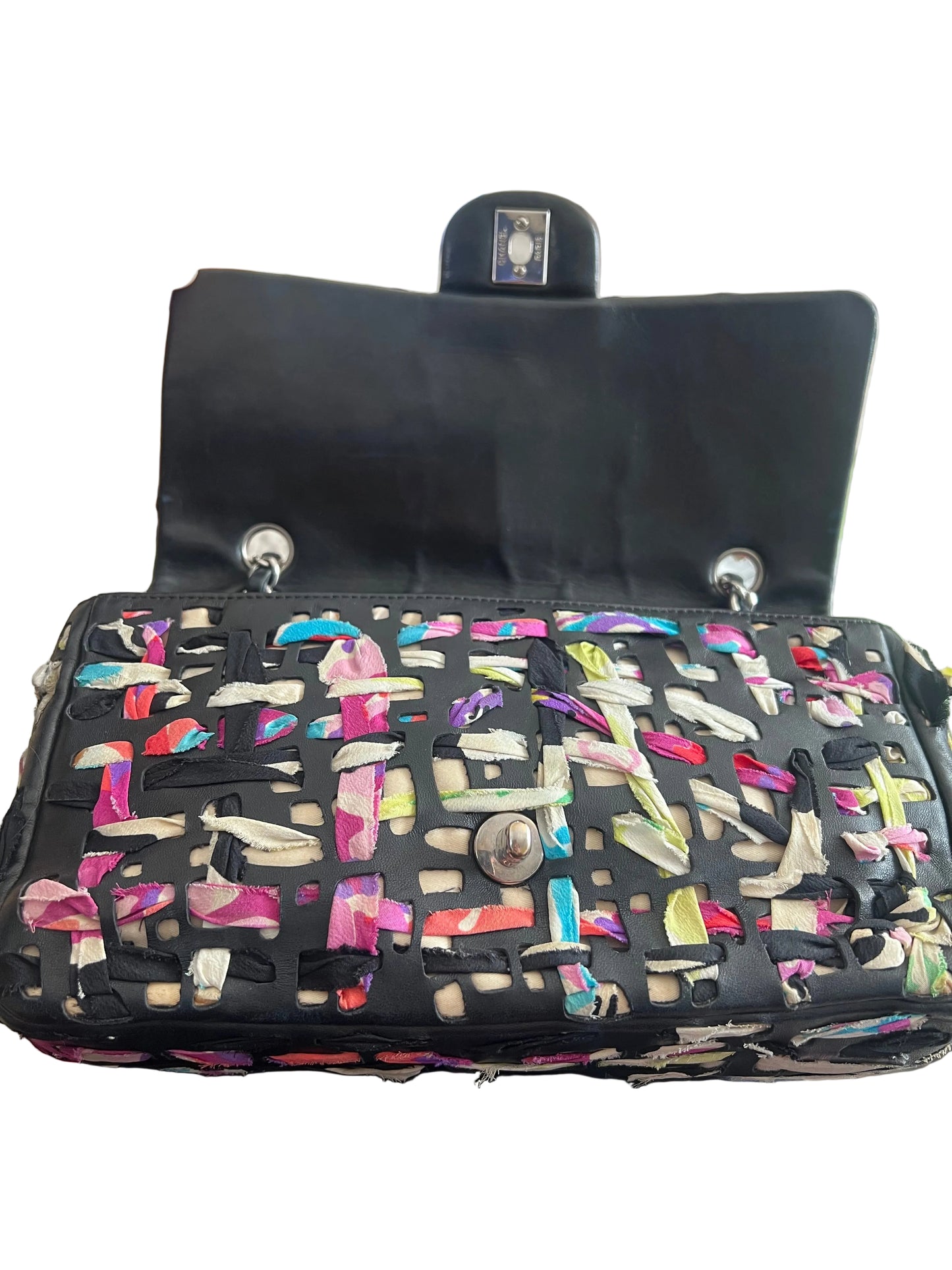 Chanel Limited Silk Ribbon Lambskin Flap