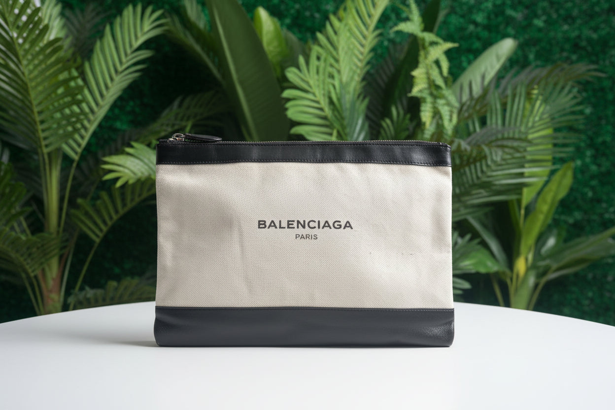 Balenciaga Canvas Pouch