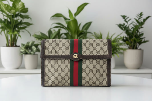 Gucci Vintage Sherry Line Clutch