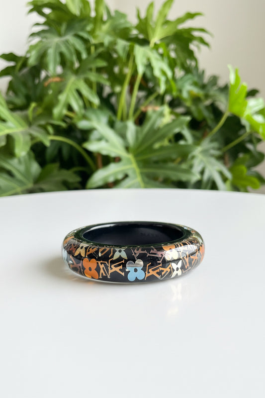 Louis Vuitton Resin and Crystal Wide Inclusion Bracelet
