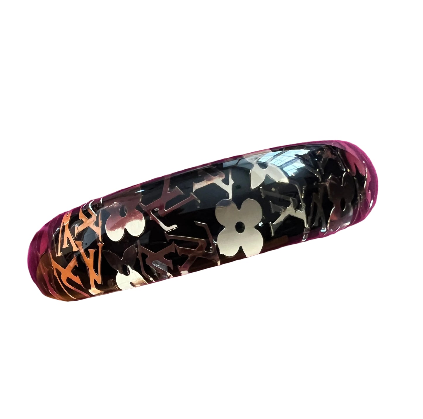 Louis Vuitton Resin and Crystal Wide Inclusion Bracelet