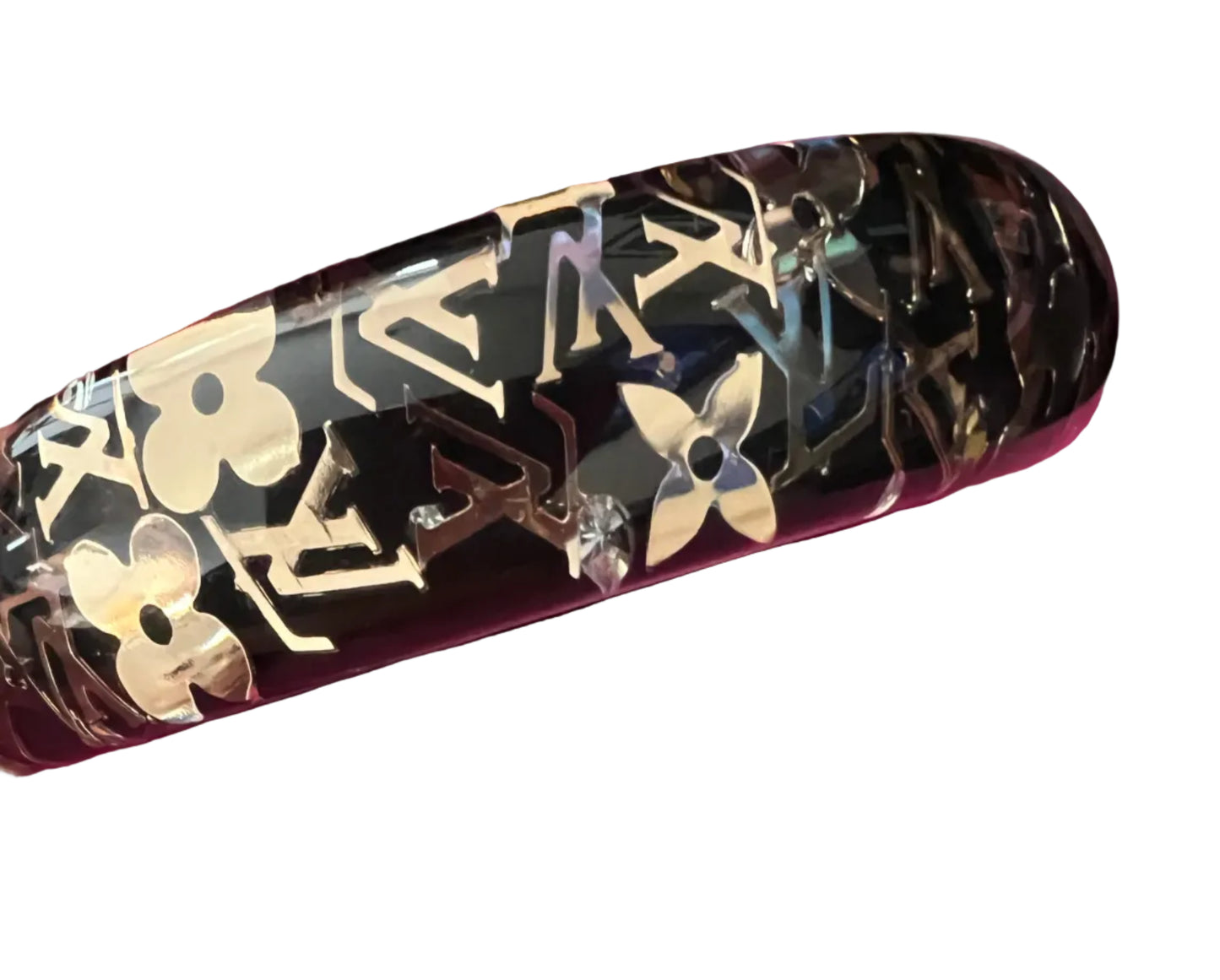 Louis Vuitton Resin and Crystal Wide Inclusion Bracelet