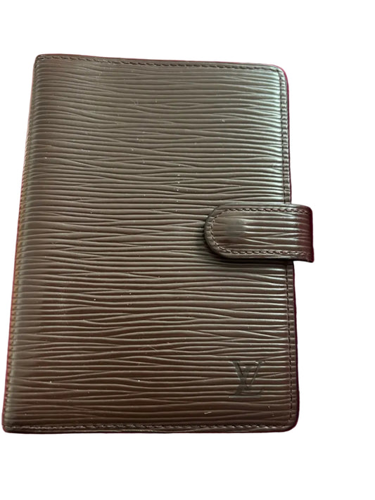 Louis Vuitton Brown Epi Leather Agenda