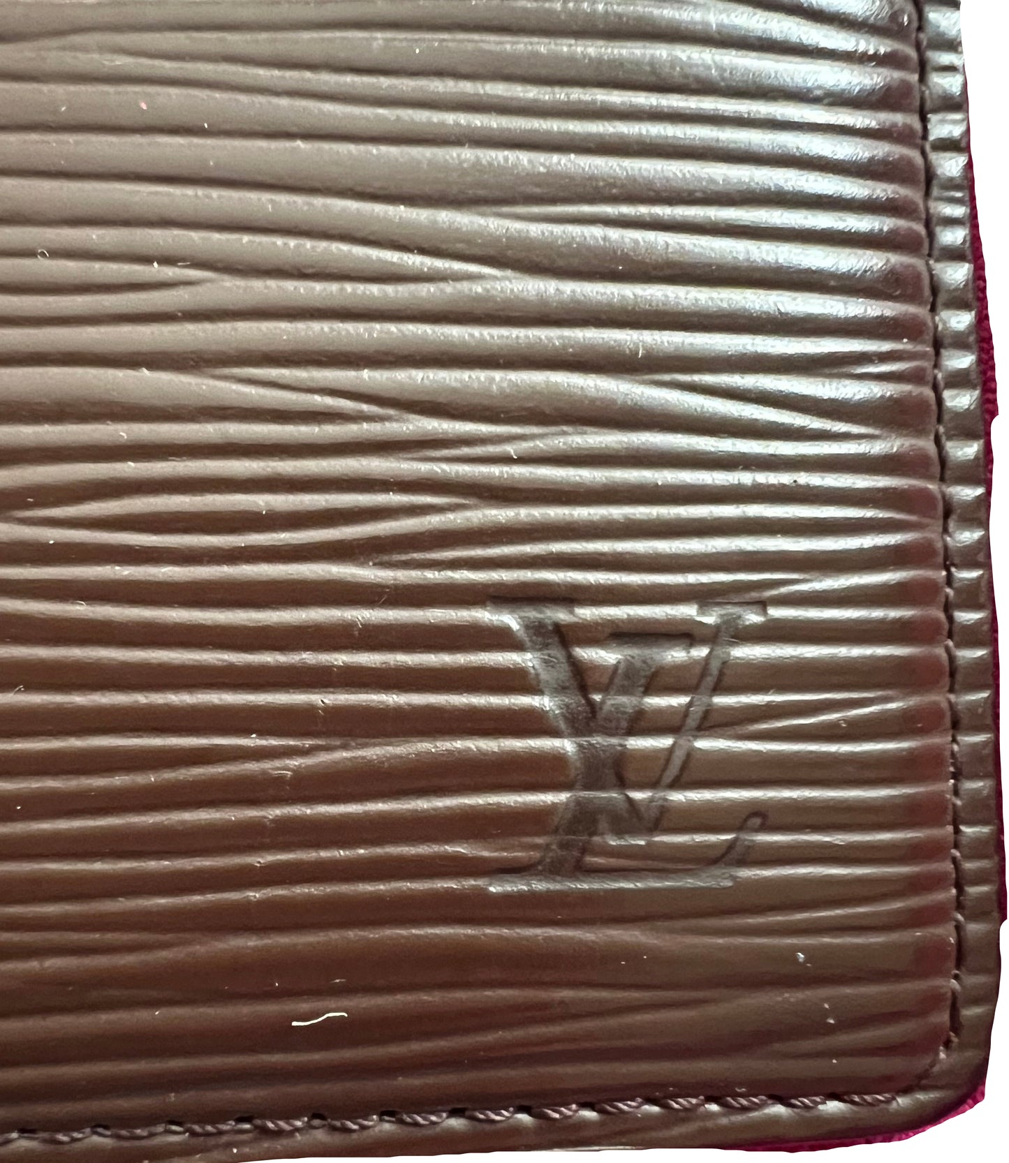 Louis Vuitton Brown Epi Leather Agenda