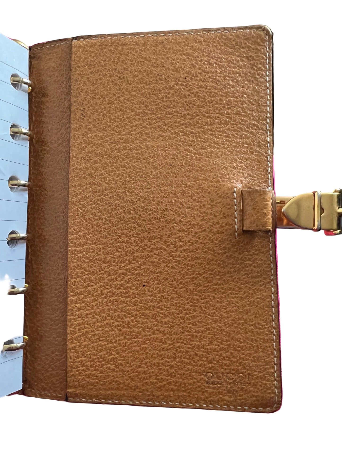Gucci Vintage Leather Agenda