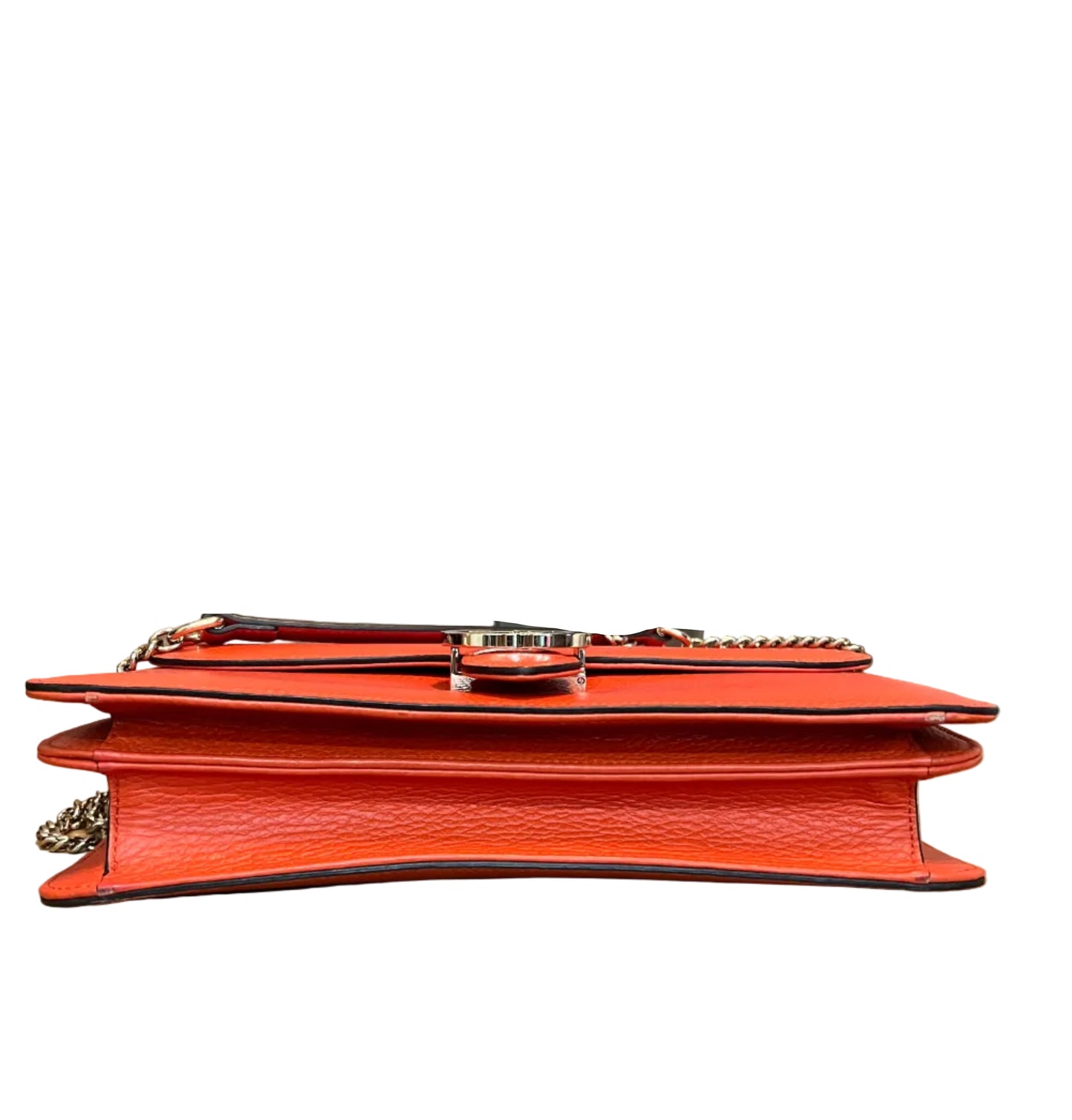 Gucci Sun Orange Calfskin Interlocking G Shoulder Bag