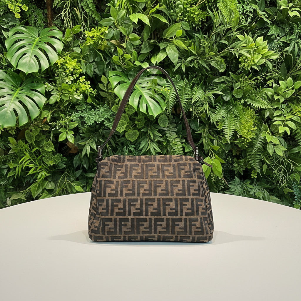 Fendi Zucca Canvas Mamma Baguette