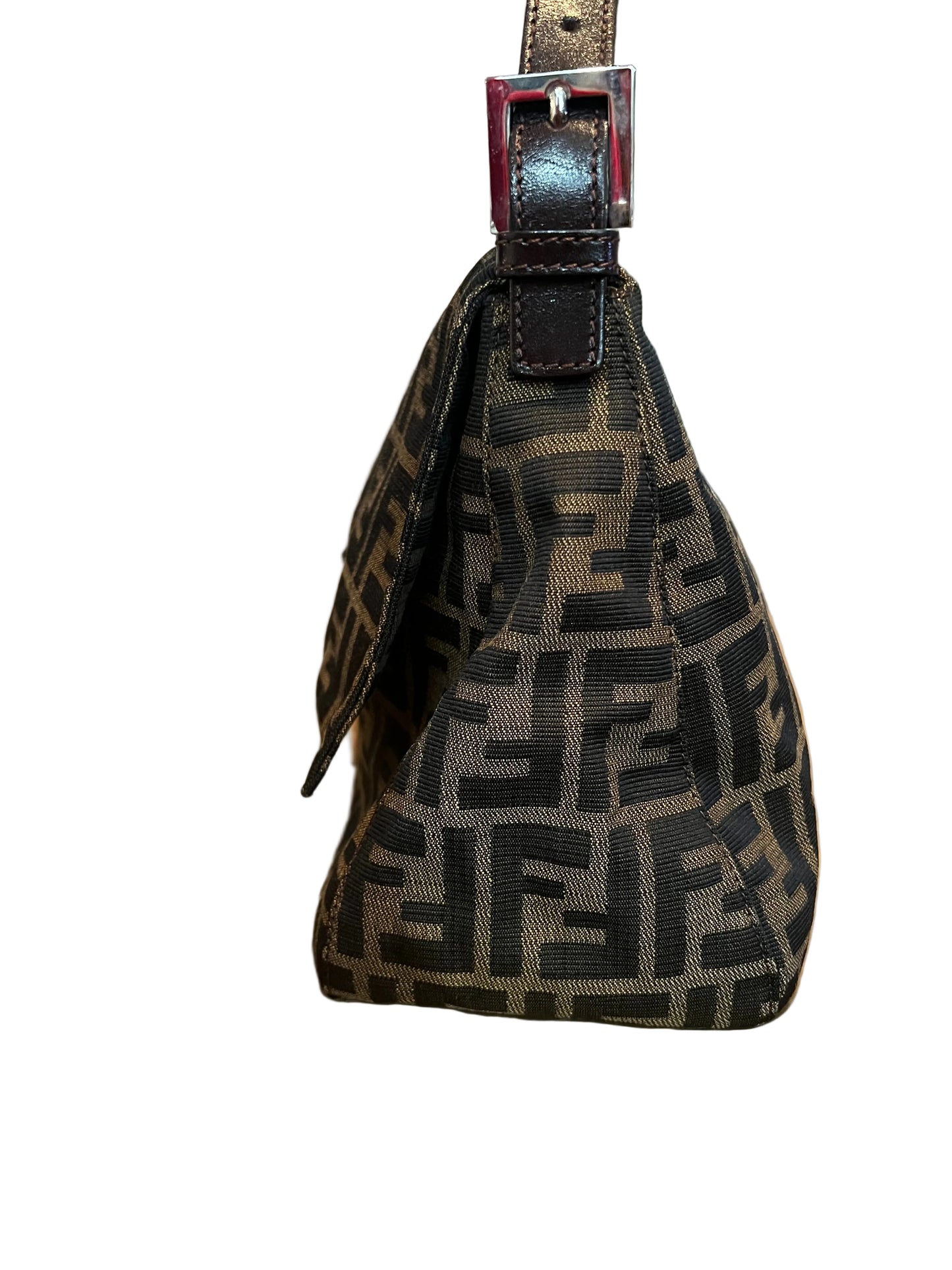 Fendi Zucca Canvas Mamma Baguette