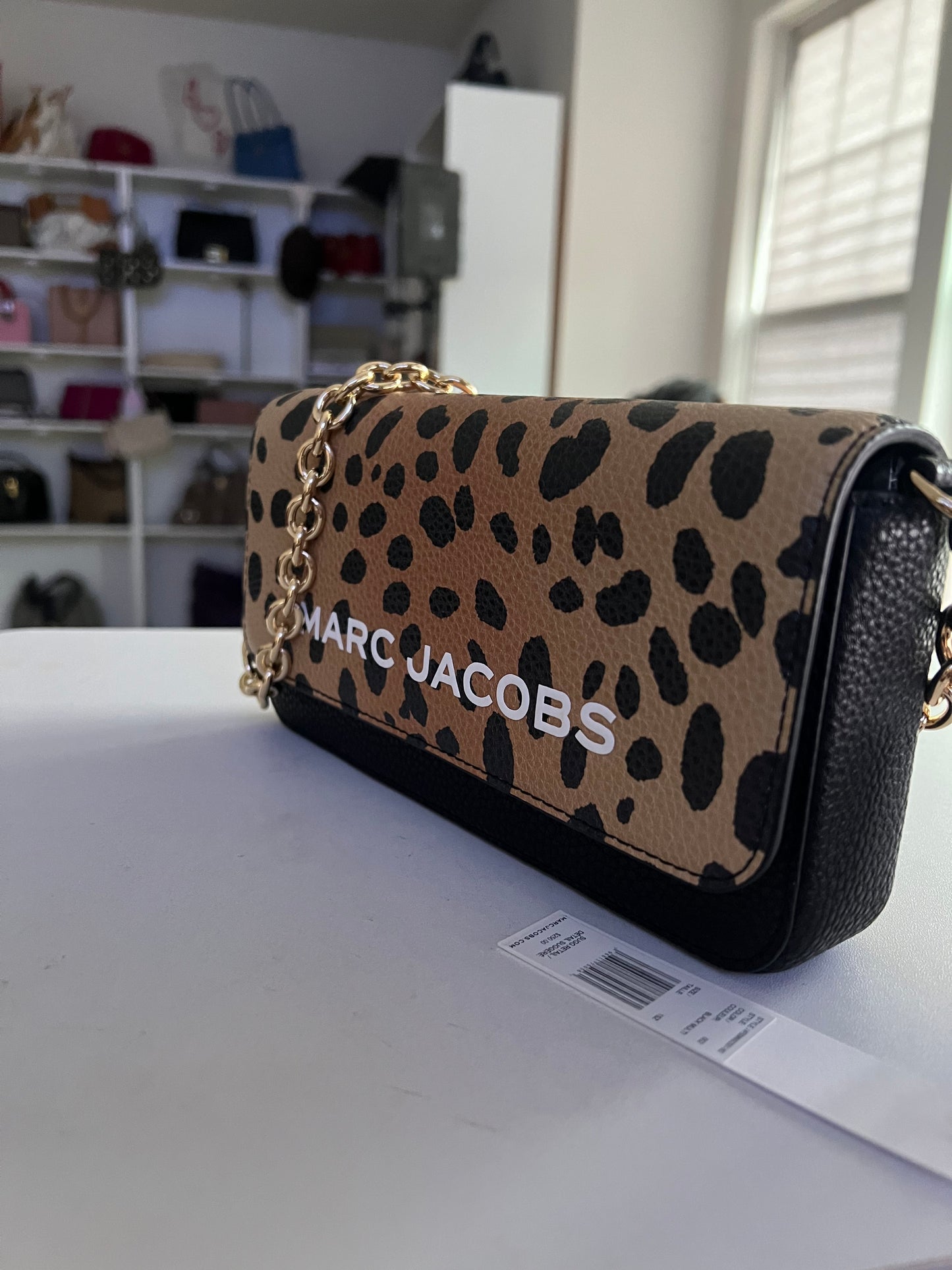 Marc Jacobs Cheetah Small Shoulder Flap