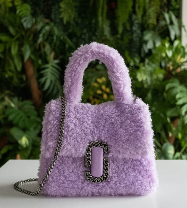 Marc Jacobs Teddy Purple St.Marc Mini Bag