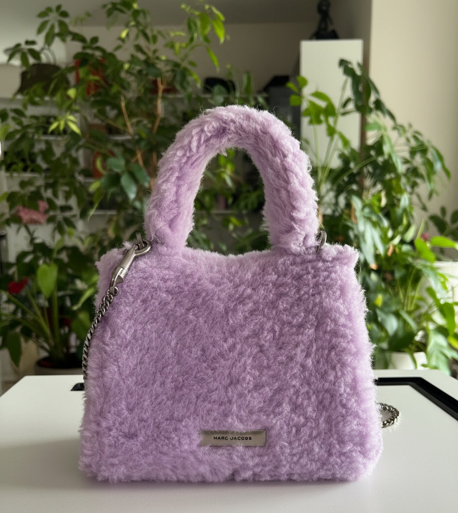 Marc Jacobs Teddy Purple St.Marc Mini Bag