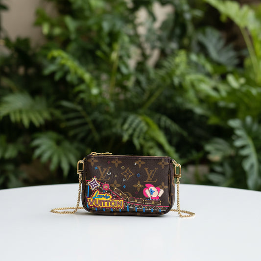 Louis Vuitton Christmas Animation Roller Coaster Mini Pochette