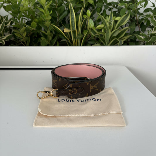 Louis Vuitton Monogram and Pink Bandouliere Strap
