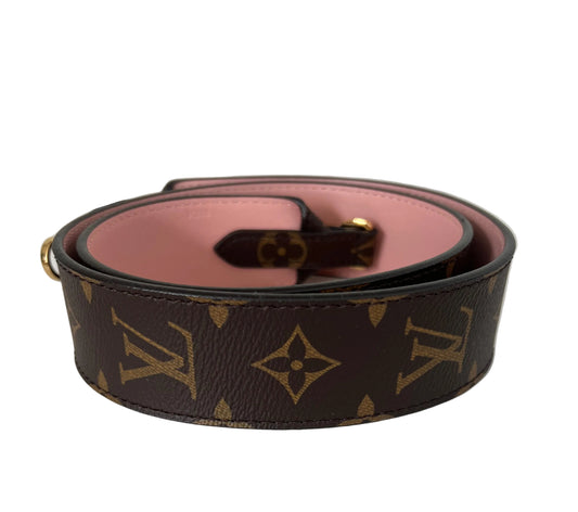 Louis Vuitton Monogram and Pink Bandouliere Strap