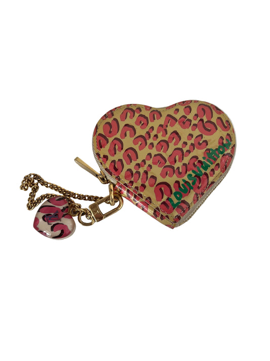 Louis Vuitton Vernis Leopard Heart Coin Pouch Stephen Sprouse Limited Edition