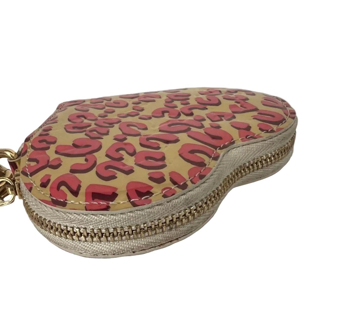 Louis Vuitton Vernis Leopard Heart Coin Pouch Stephen Sprouse Limited Edition