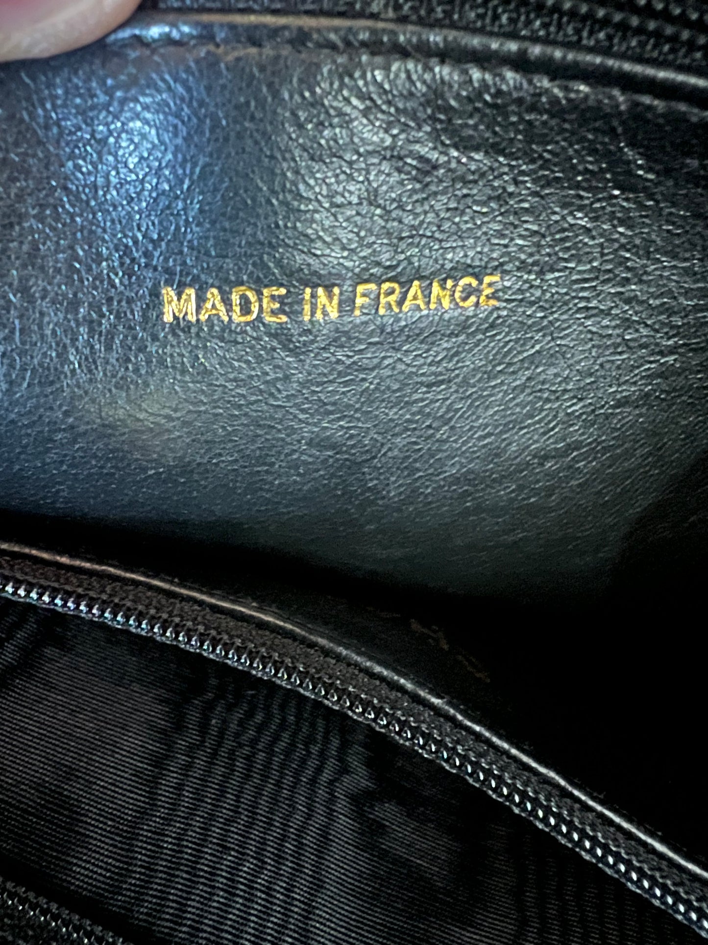 Chanel Vintage Black Caviar CC Turnlock Tote