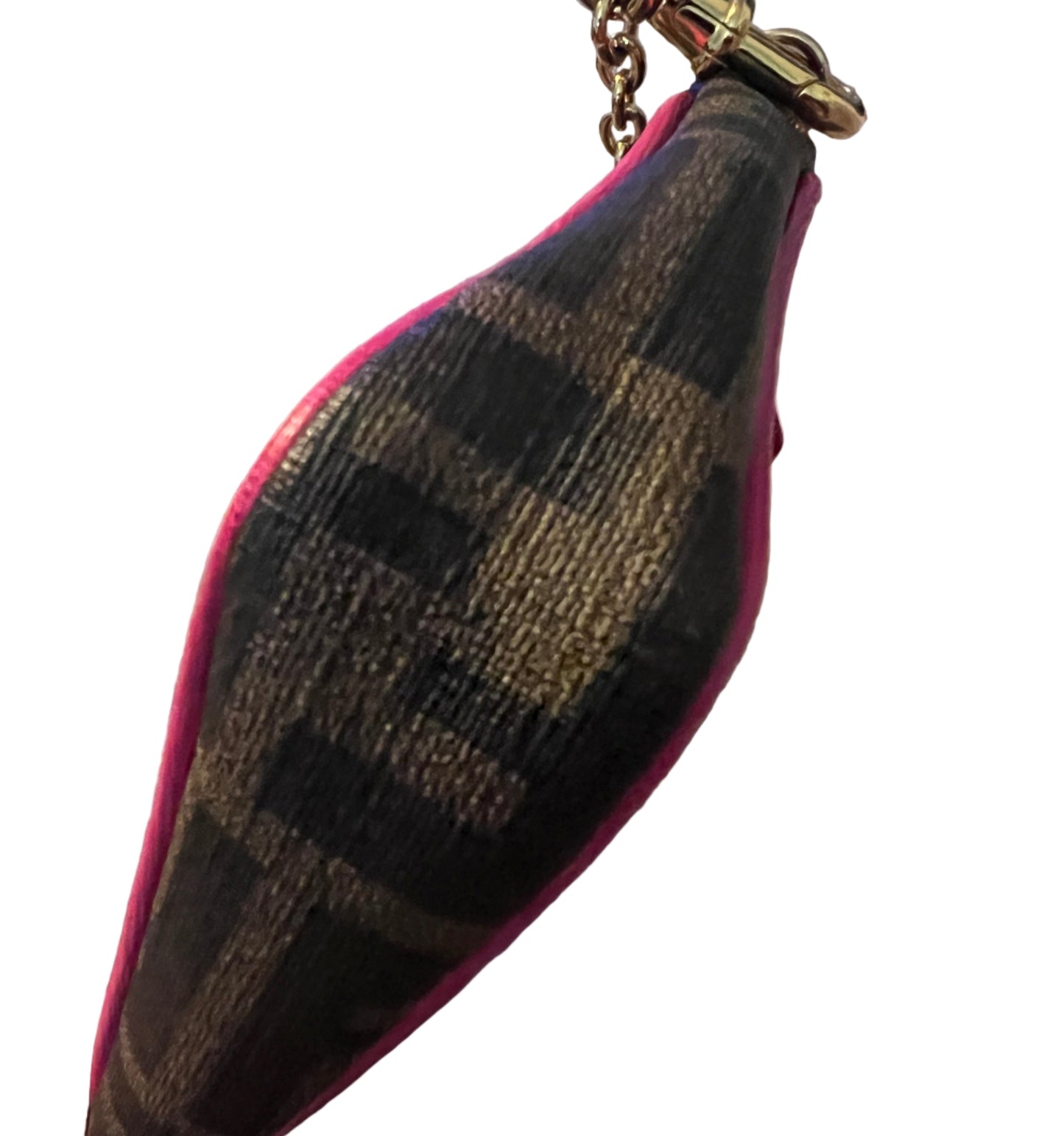 Fendi Spalmati Zucca Canvas Pochette