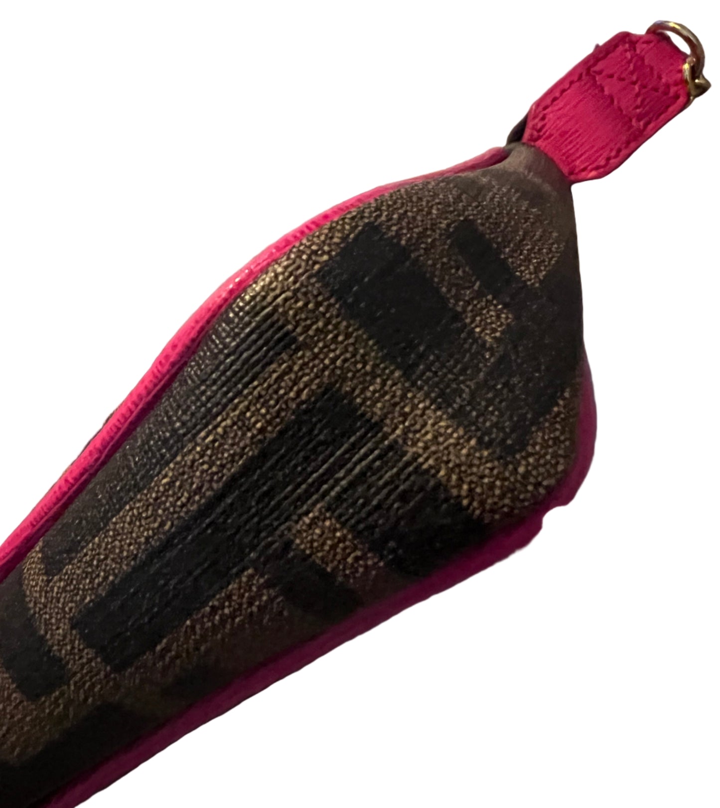 Fendi Spalmati Zucca Canvas Pochette