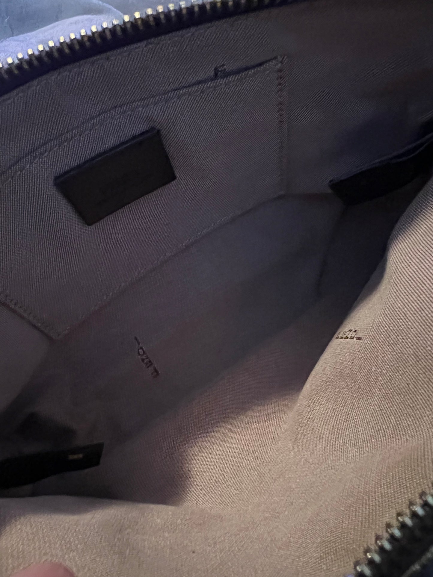 Fendi Spalmati Zucca Canvas Pochette