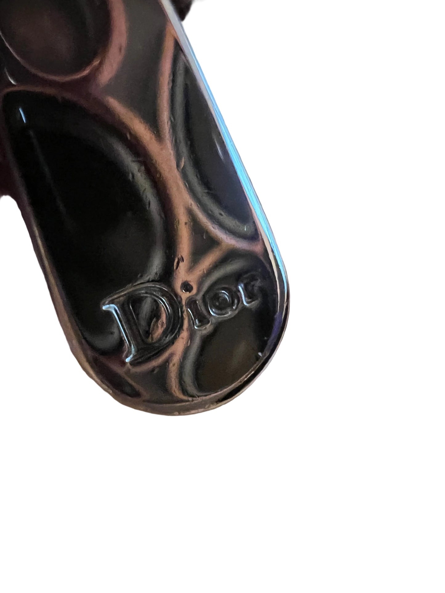 Dior Patent Cannage Lady Dior Pink Wallet