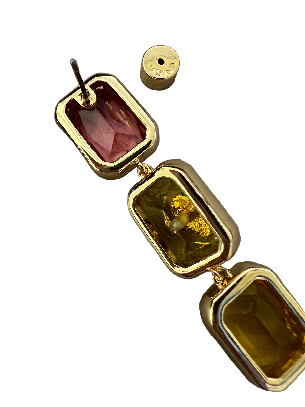 Kurt Geiger Rainbow Stone Drop Earrings