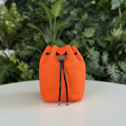 Gucci Orange Nylon Pouch