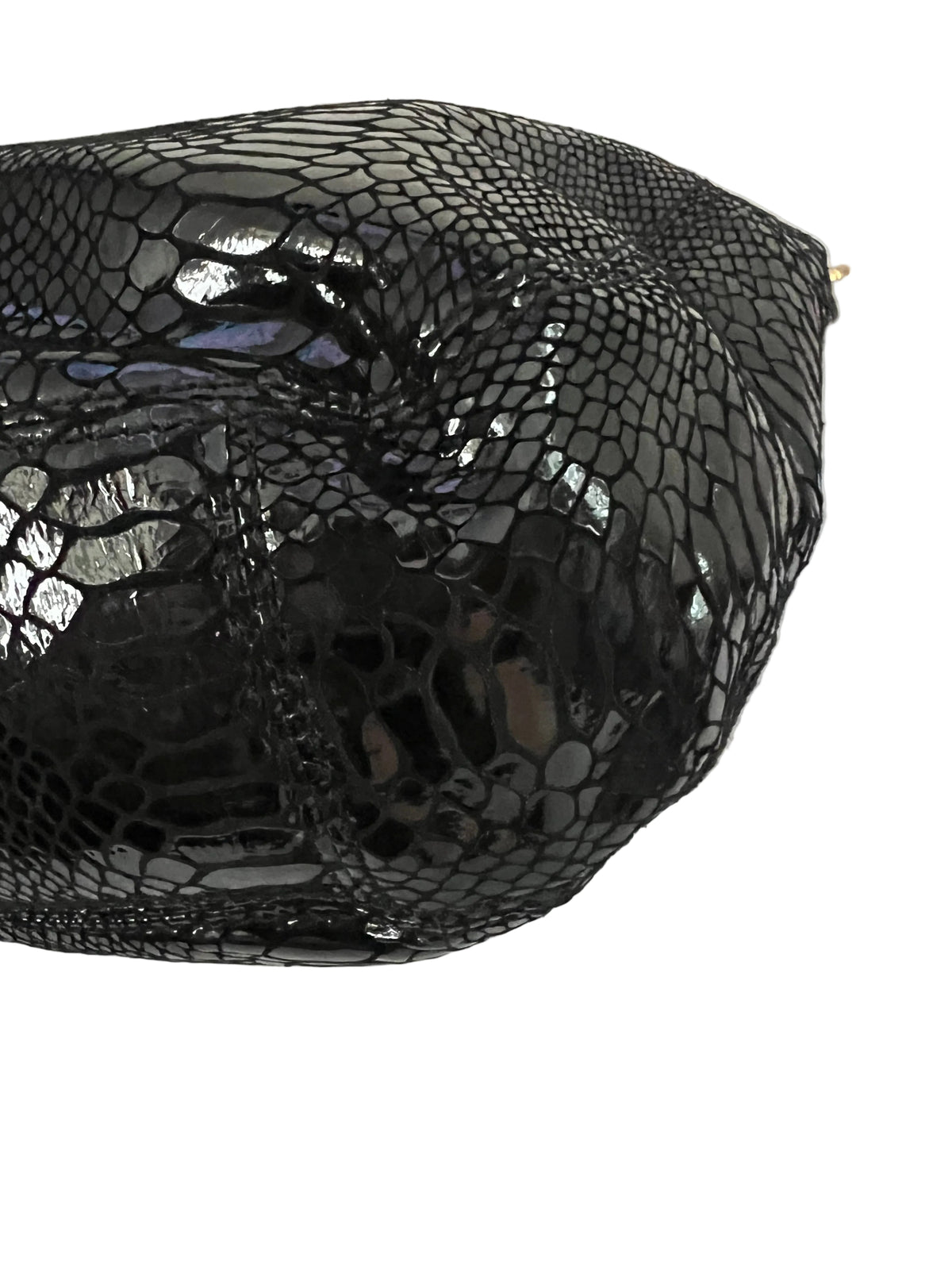Michael Kors Snake Print Shiny Leather Hobo