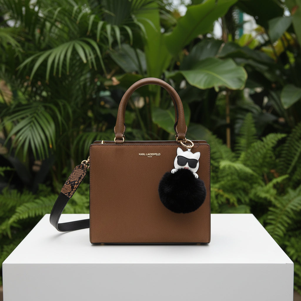 Karl Lagerfeld Suede Mini Tote