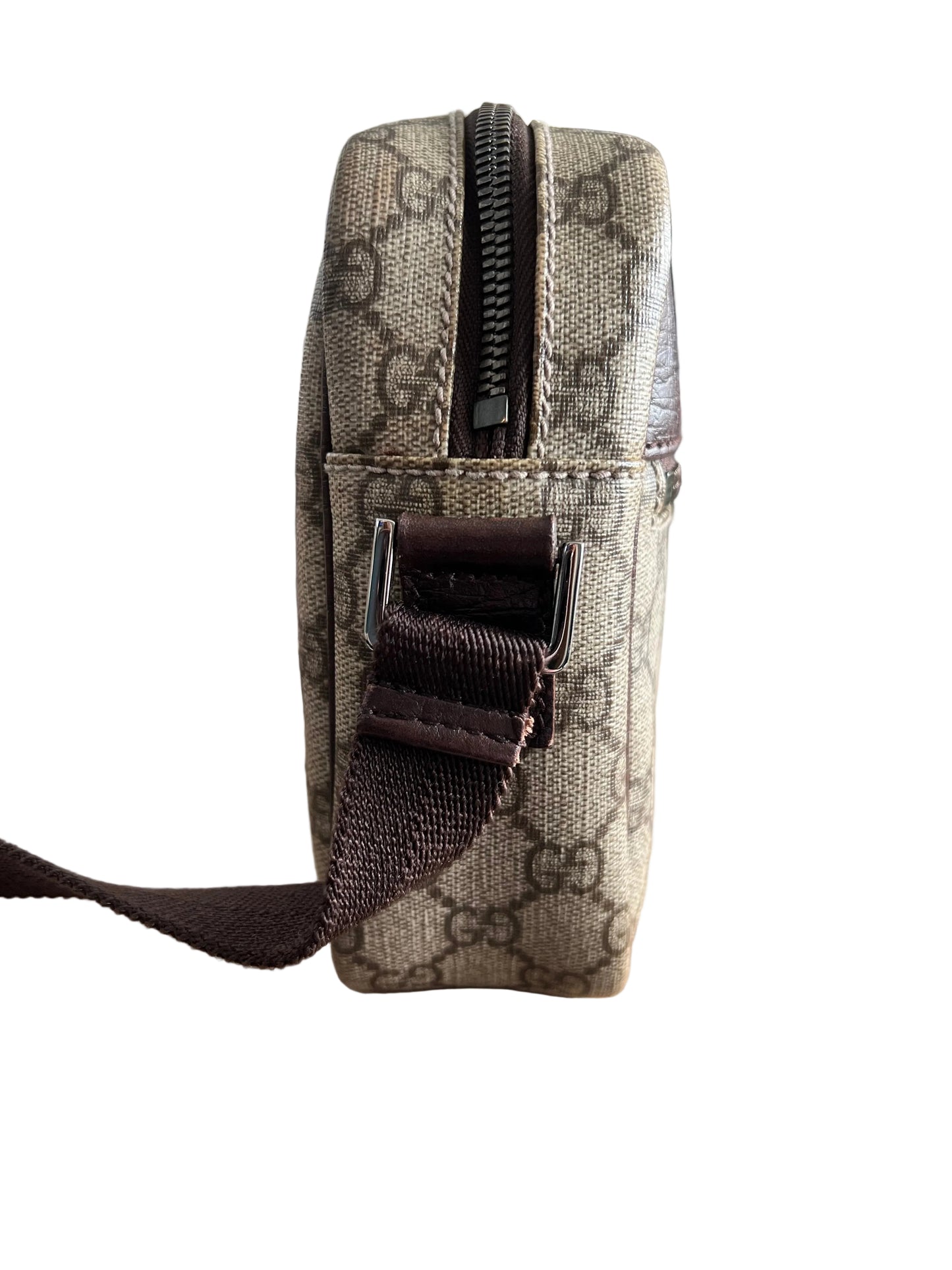 Gucci Monogram Coated Canvas Crossbody