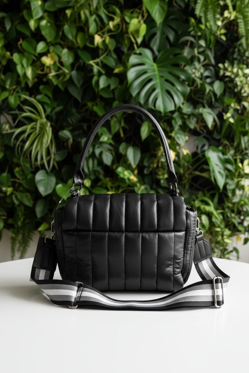 Think Royln Nylon Gunmetal Bag