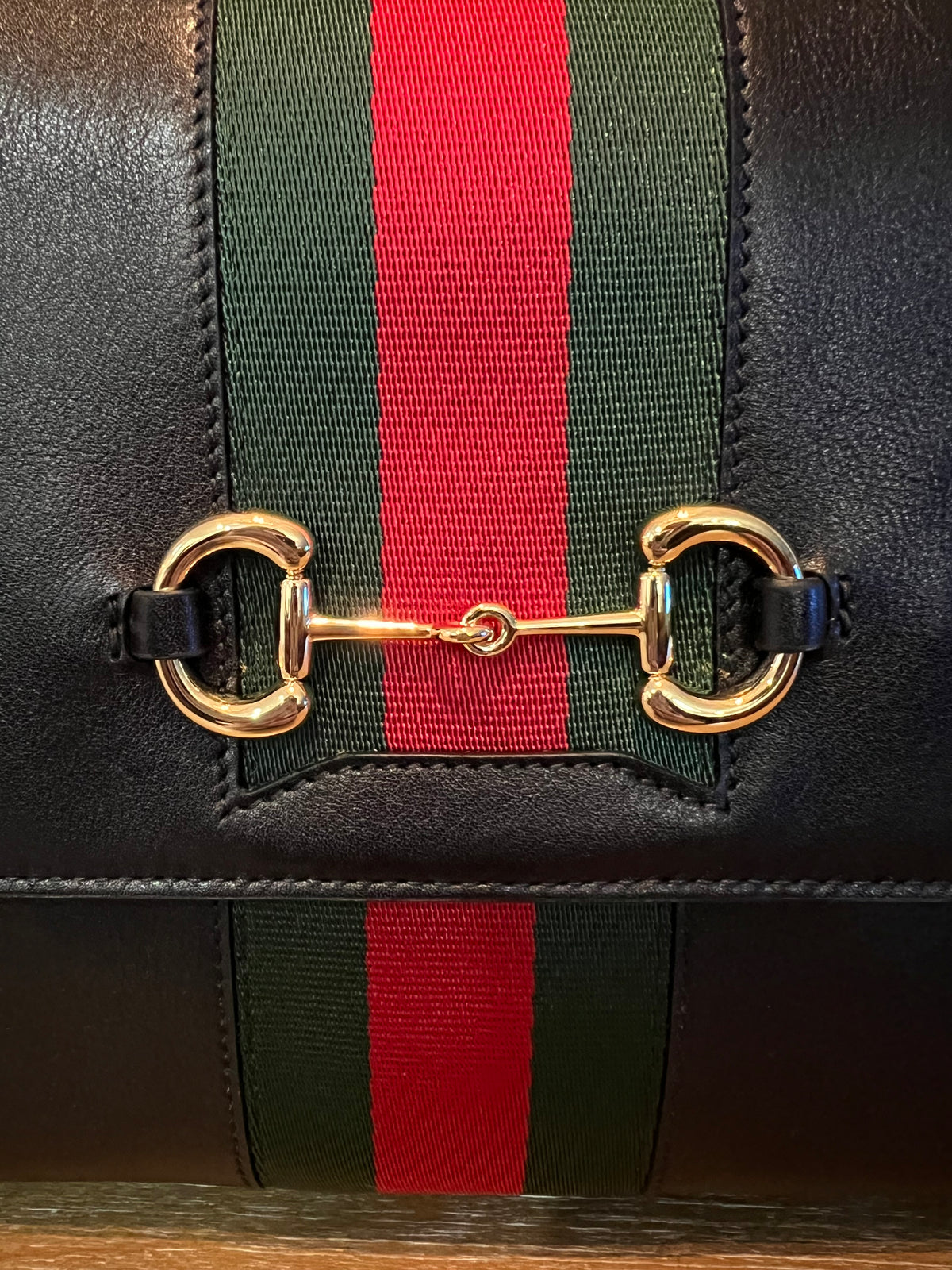 Gucci Black Leather Paparazzo Medium