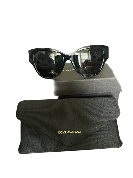 Dolce & Gabana Black Logo Sunglasses