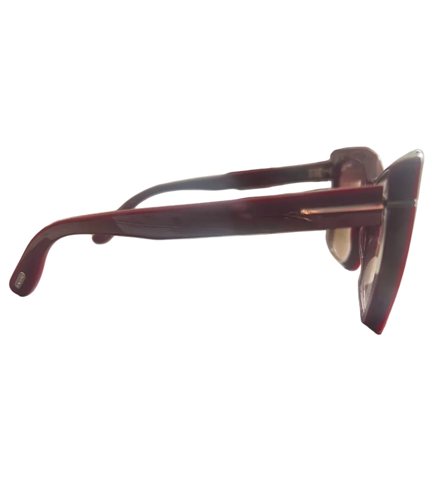 Tom Ford Burgundy Scarlet 57MM Sunglasses