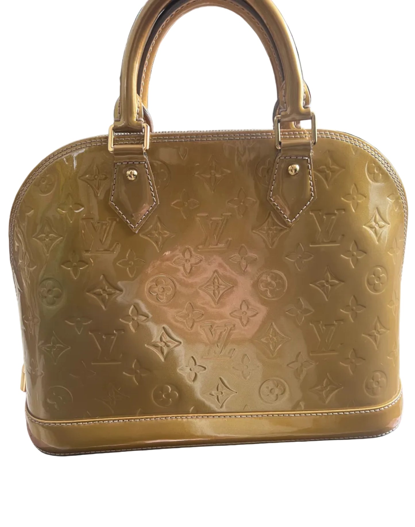 Louis Vuitton Gold Vernis Alma