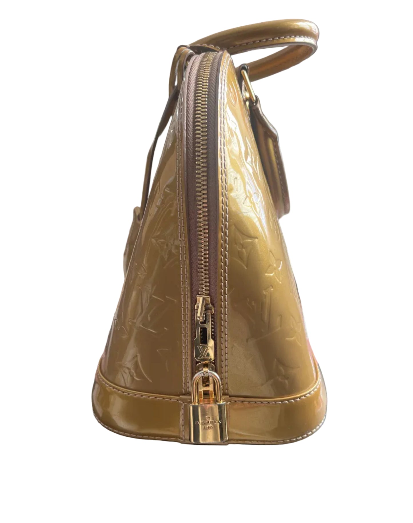 Louis Vuitton Gold Vernis Alma