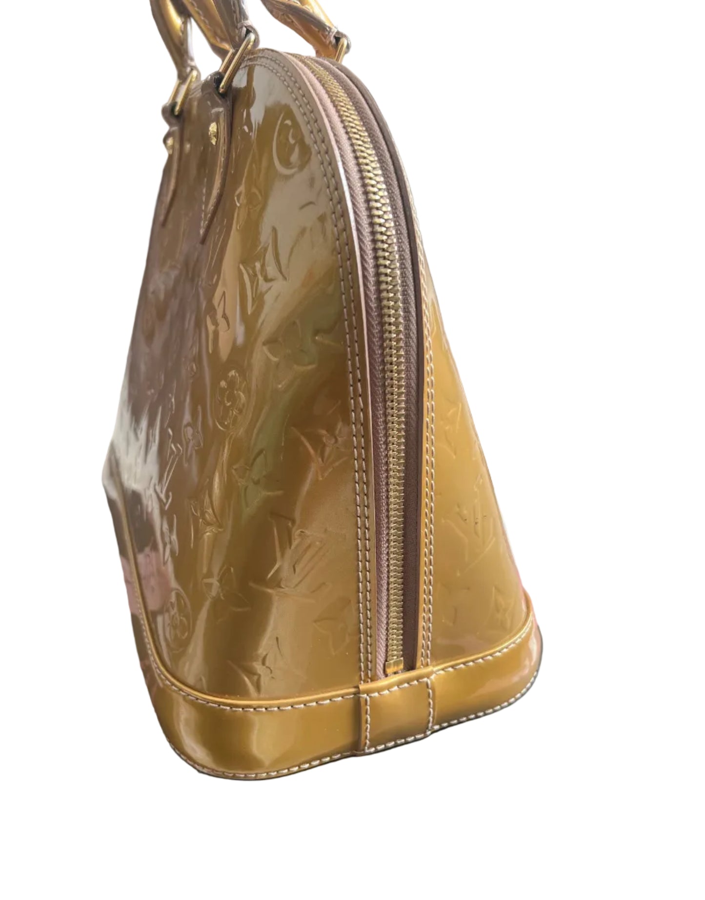 Louis Vuitton Gold Vernis Alma