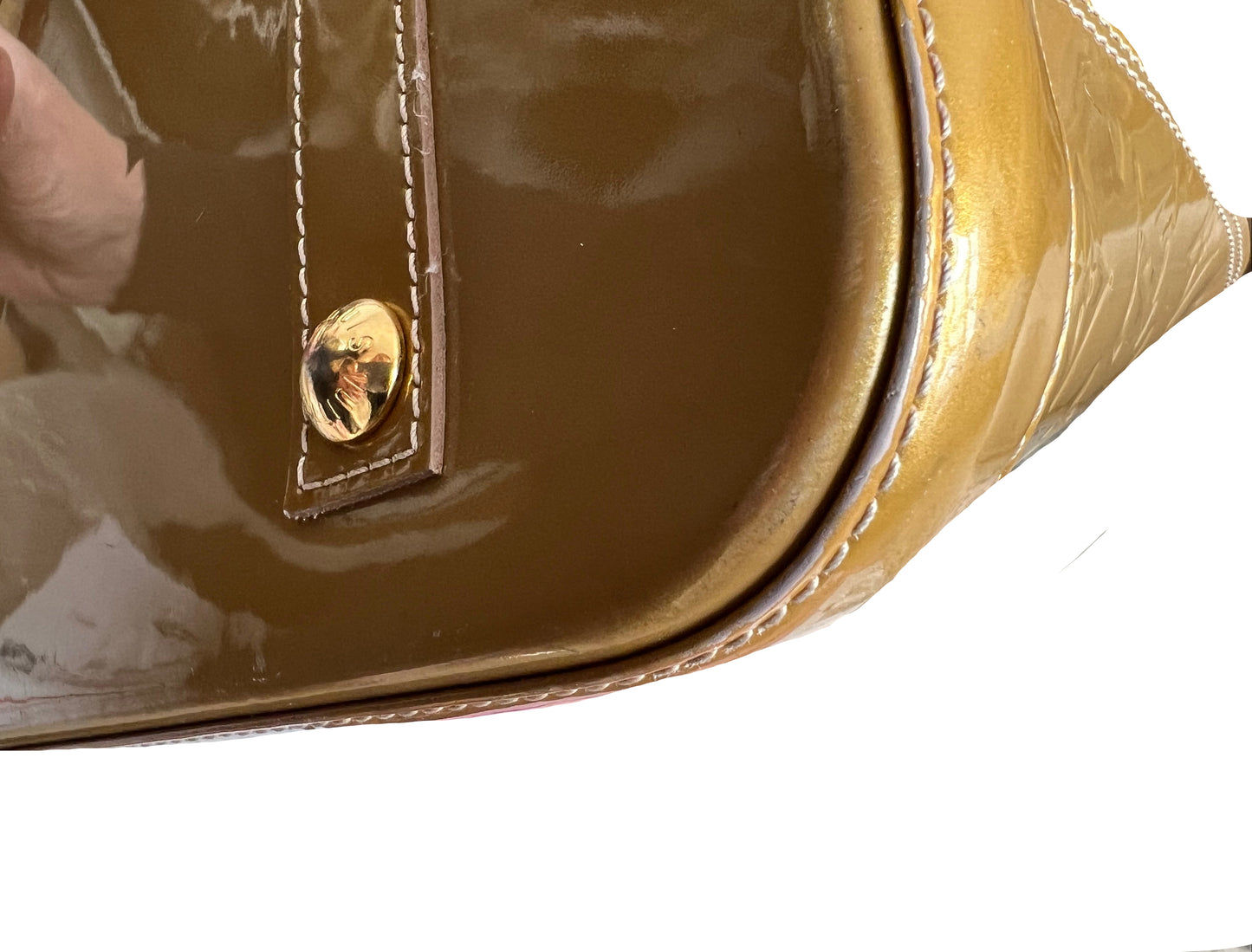 Louis Vuitton Gold Vernis Alma