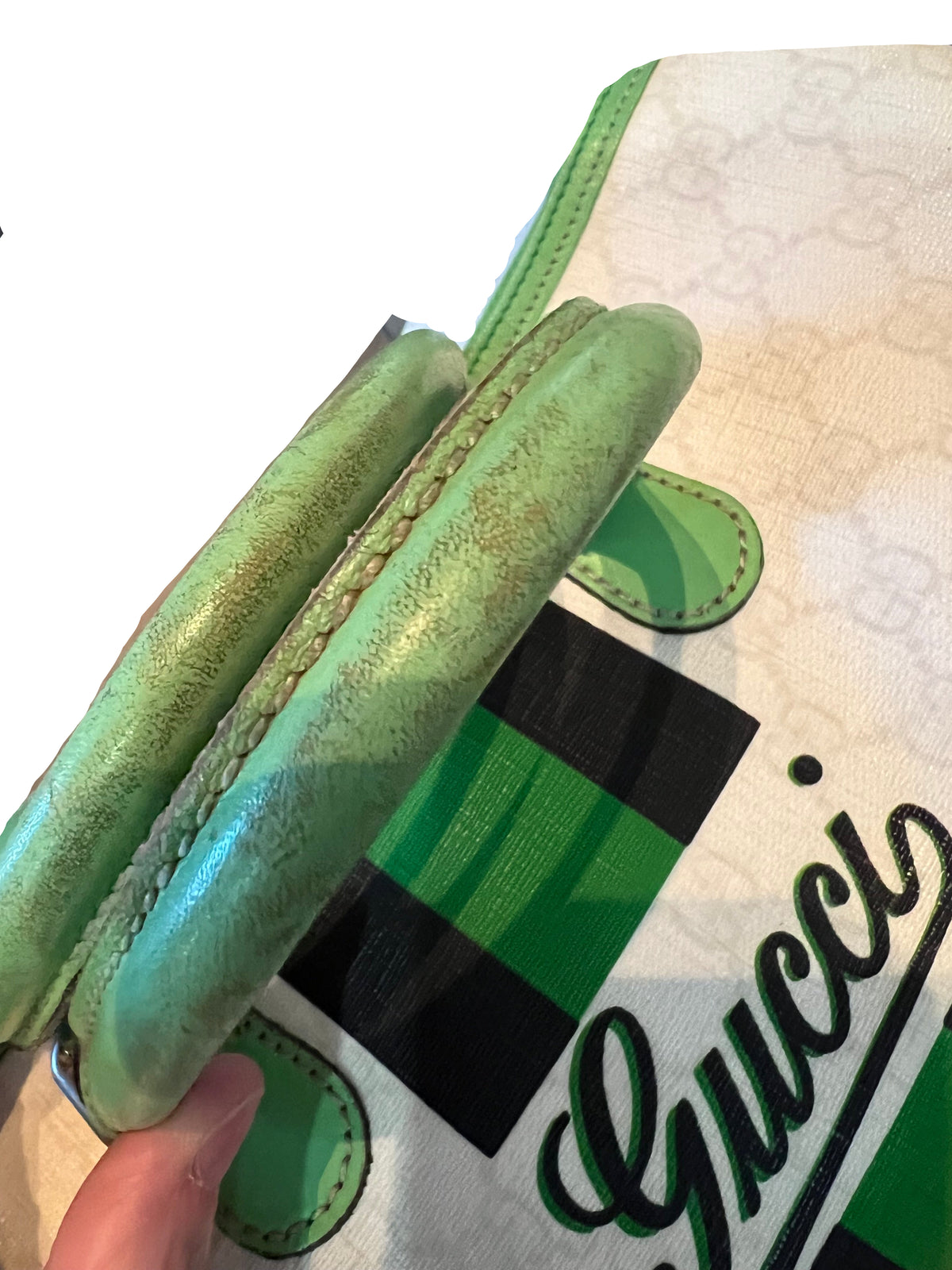 Gucci Joy Boston Green Satchel