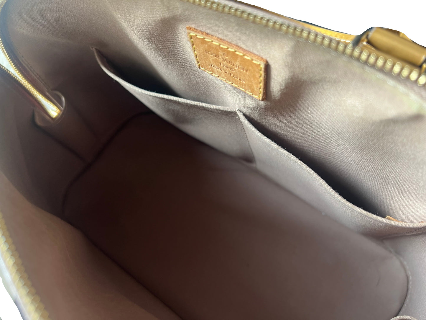 Louis Vuitton Gold Vernis Alma